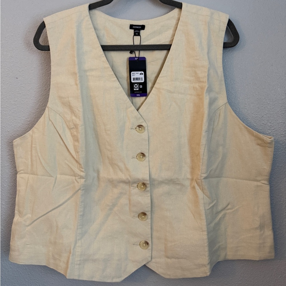 Express Cream XXL Vest